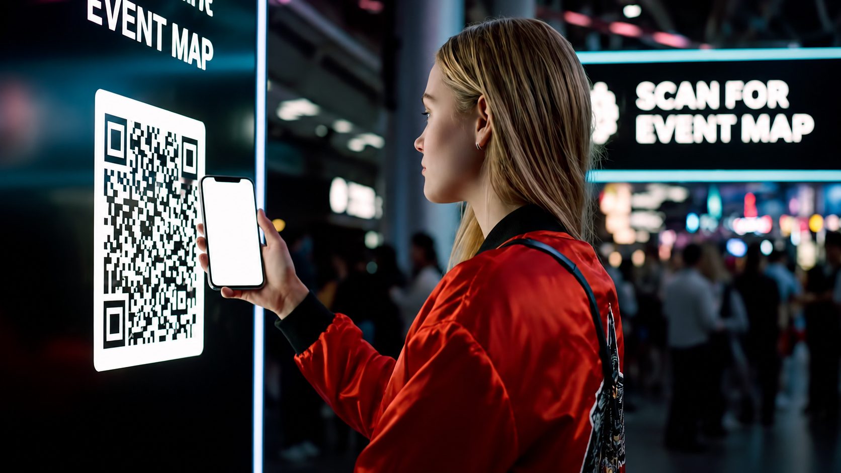 Attendee scanning at the SFL expo